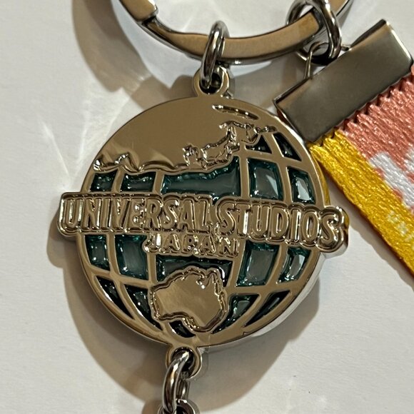 Snoopy and Woodstock Universal Studios Japan Metal Keychain Bag Charm - Picture 2 of 7